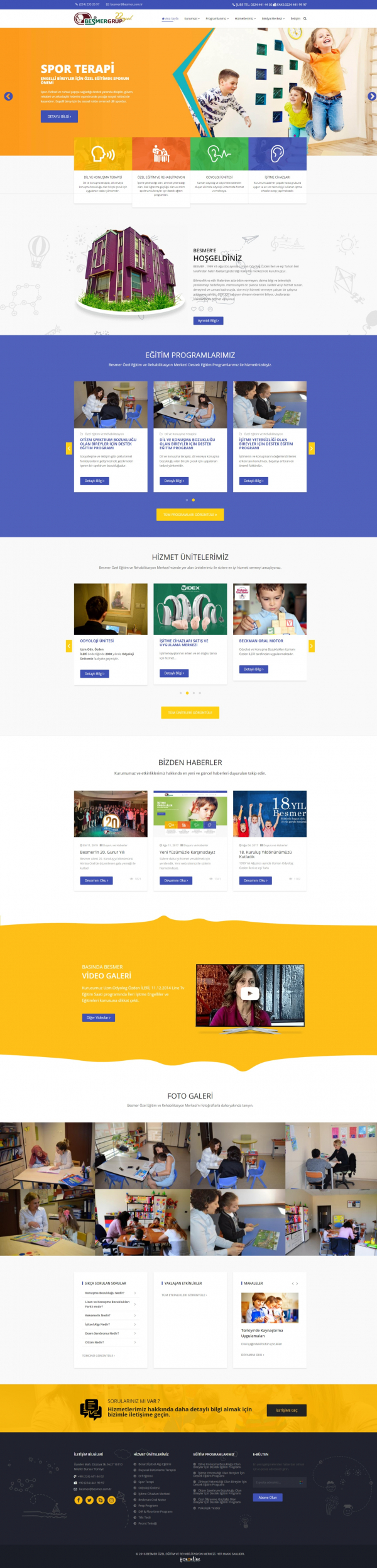 Kurumsal Site besmer.com.tr Web Site Tasarımı & Yazılımı