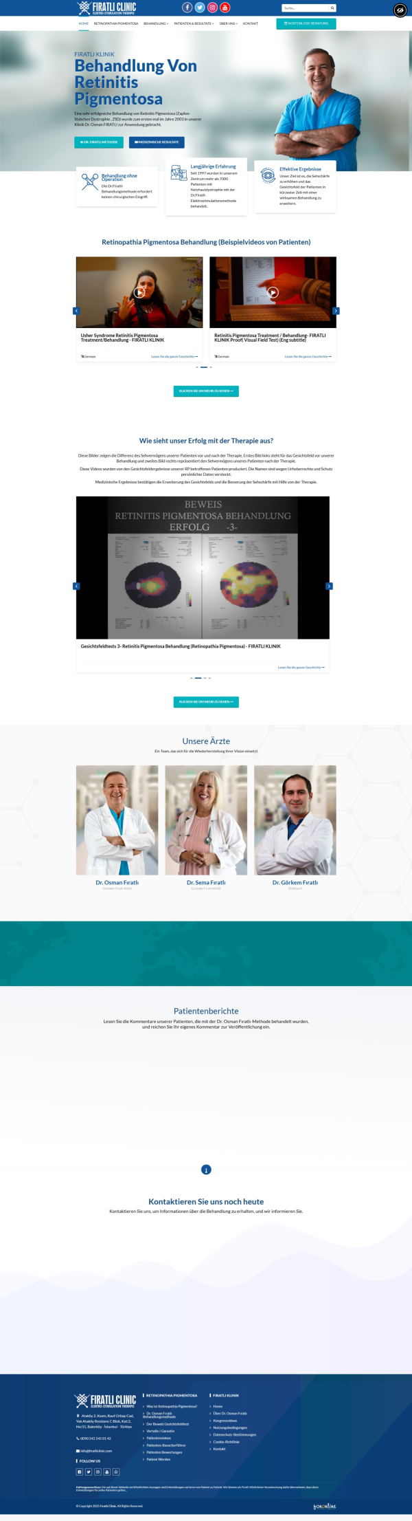 Kurumsal Site retinopathiapigmentosa.de.com/ Web Site Tasarımı & Yazılımı