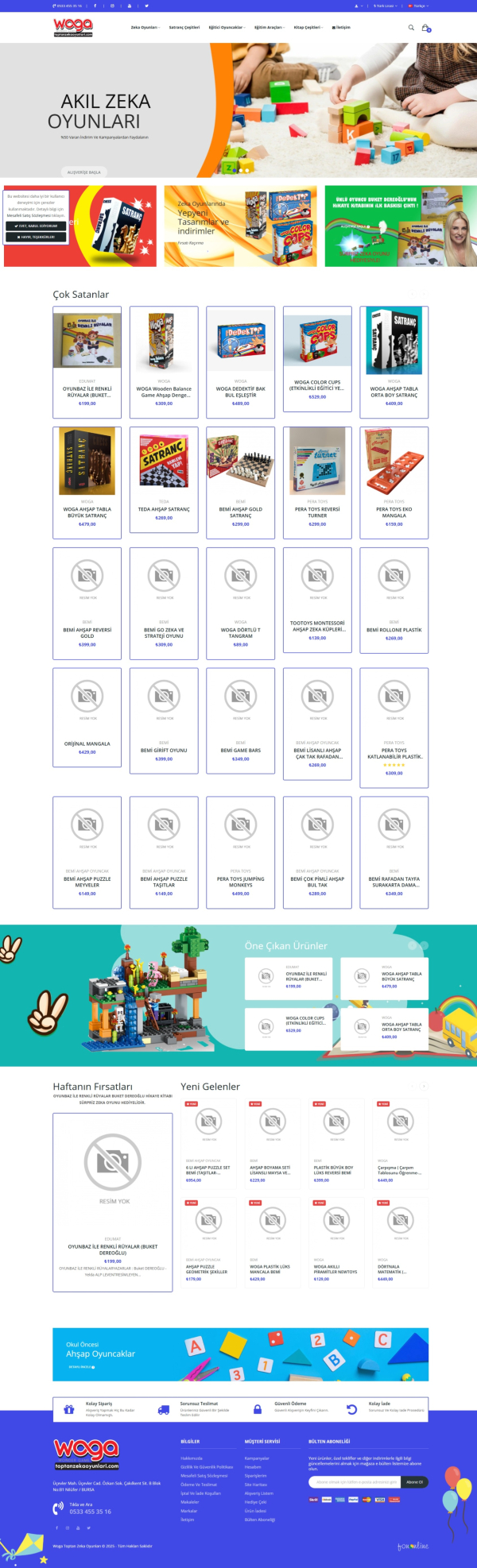 E-Ticaret Sitesi woga.com.tr Web Site Tasarımı & Yazılımı